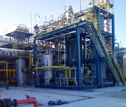 天然气重烃脱除撬